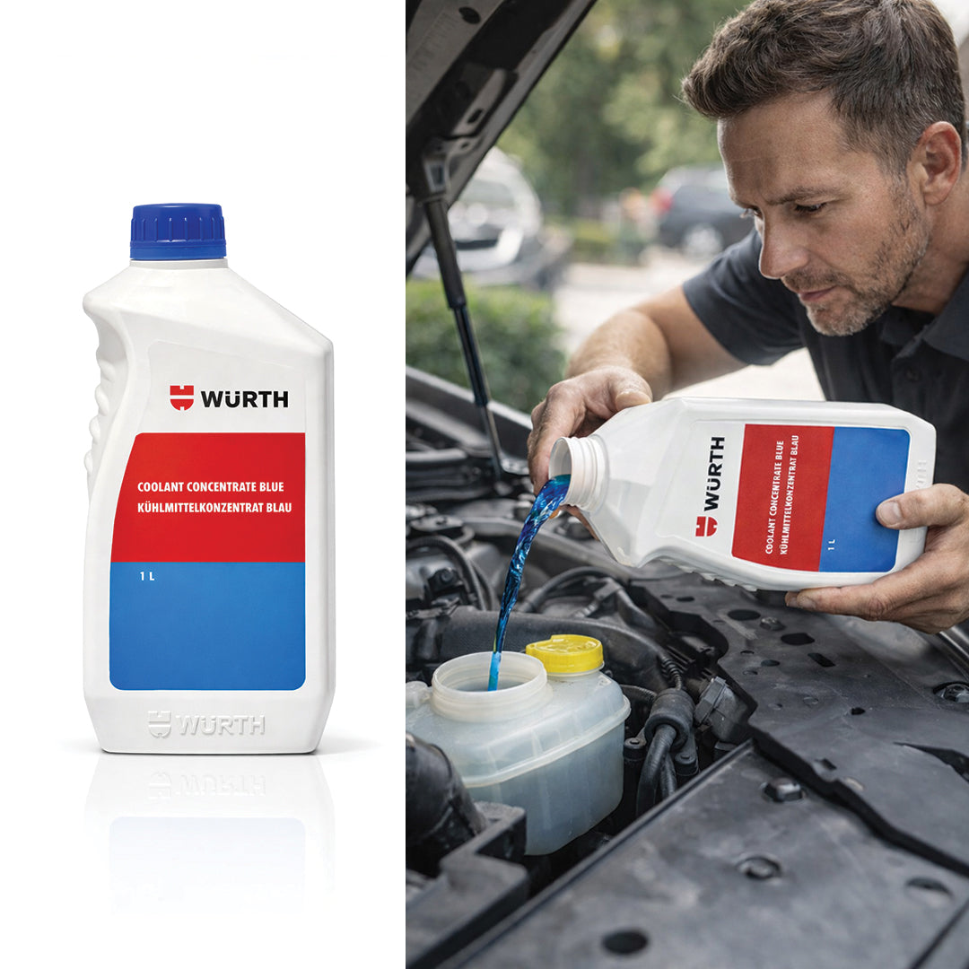Würth Coolant Concentrate Blue – 1 L | Engine Cooling & Anti-Corrosion Protection