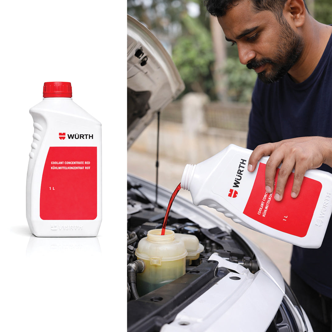 Würth Coolant Concentrate Red – 1 L | Engine Cooling & Anti-Corrosion Protection