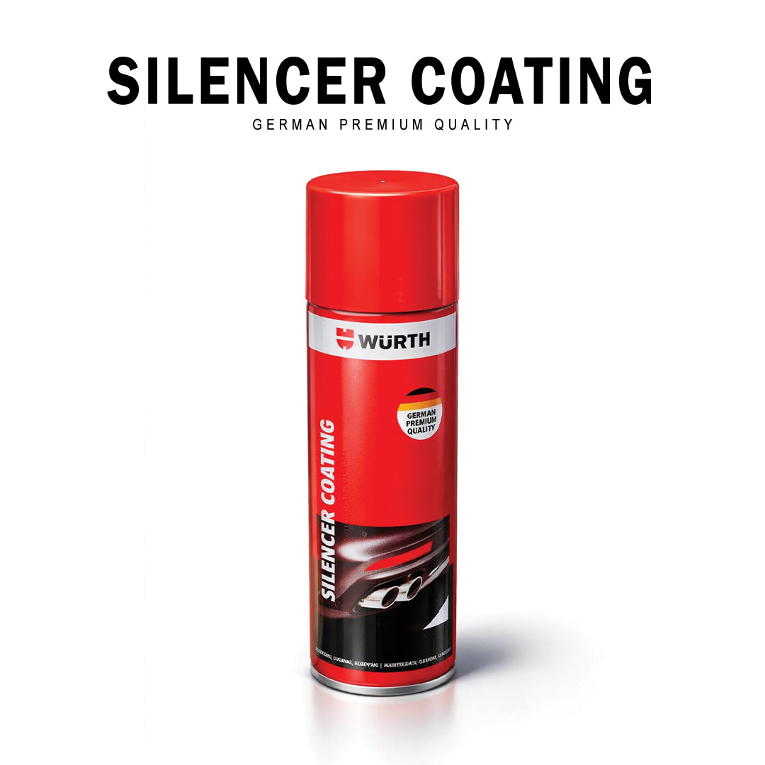 Würth Silencer Coating Spray – 500 ml | High-Temperature Protective Coating for Exhaust & Silencer