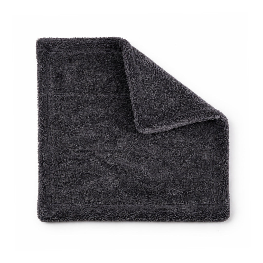 1200 GSM Microfiber Car Cleaning Cloth – Ultra Soft, Scratch-Free, High Absorbent Drying Towel (40x40 cm, Grey)