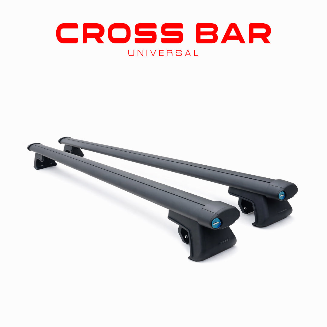 Universal Roof Rack Cross Bars | Adjustable Aluminum Cargo Carrier | Anti-Theft Locking System | Heavy Duty Rooftop Luggage Crossbars for Cars & SUVs | Black