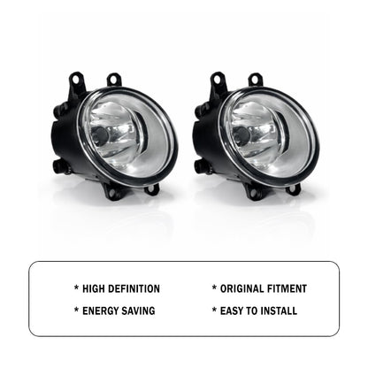 Front Bumper Fog Lamp Set for Innova 2011–2016 (Type 3/4) | H11 12V 55W Halogen | Clear Lens Driving Lights | Left & Right Pair | Plug & Play