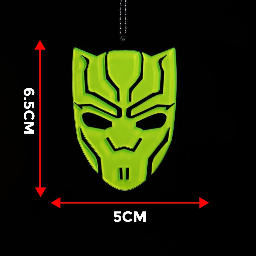 Black Panther Style Car Mirror Hanging Pendant – Acrylic Hanging Accessory | Stylish Interior Decor