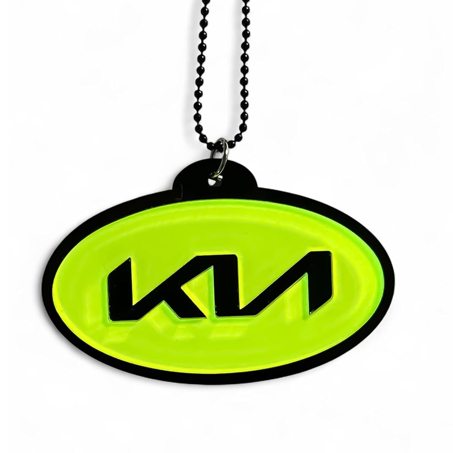 Kia Logo Car Mirror Hanging Pendant – Acrylic Hanging Accessory | Stylish Interior Decor
