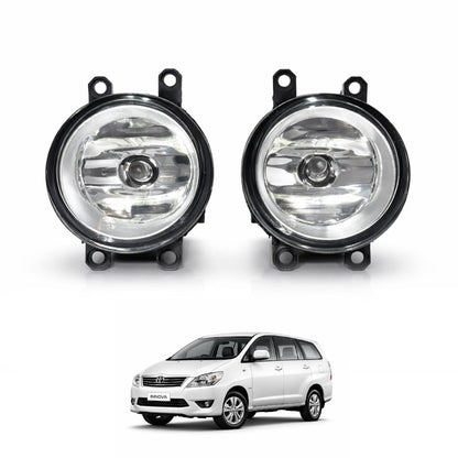Front Bumper Fog Lamp Set for Innova 2011–2016 (Type 3/4) | H11 12V 55W Halogen | Clear Lens Driving Lights | Left & Right Pair | Plug & Play