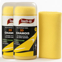 3D Chamois Cleaning Cloth Medium (43x32 cm) – Pack of 2 | Super Absorbent Drying Towel | Streak-Free Cloth for Car, Bike & Home