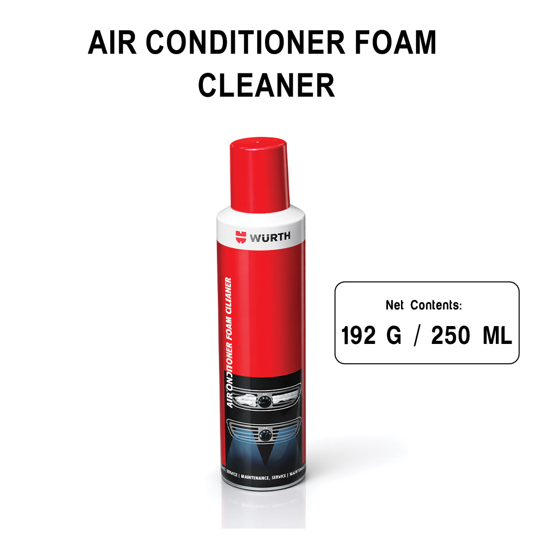 Würth Air Conditioner Foam Cleaner – 250 ml | Deep Cleans AC Ducts, Coils & Vents