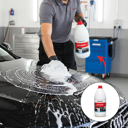 Würth Auto Shampoo – 1 Liter | Concentrated Car Wash Shampoo for Paint Protection
