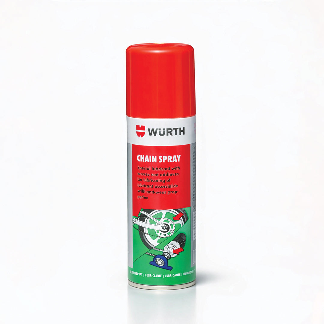 Würth Chain Spray –  150 ml High Performance Chain Lubricant with Anti-Wear Protection
