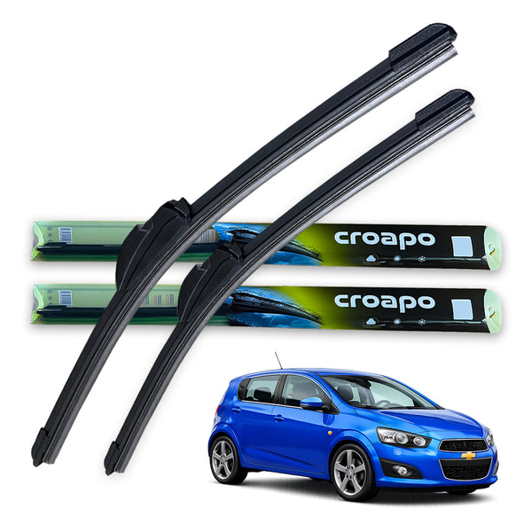 Chevrolet Aveo Soft Frameless Wiper Blades – 22” Driver & 16” Passenger | Set of 2
