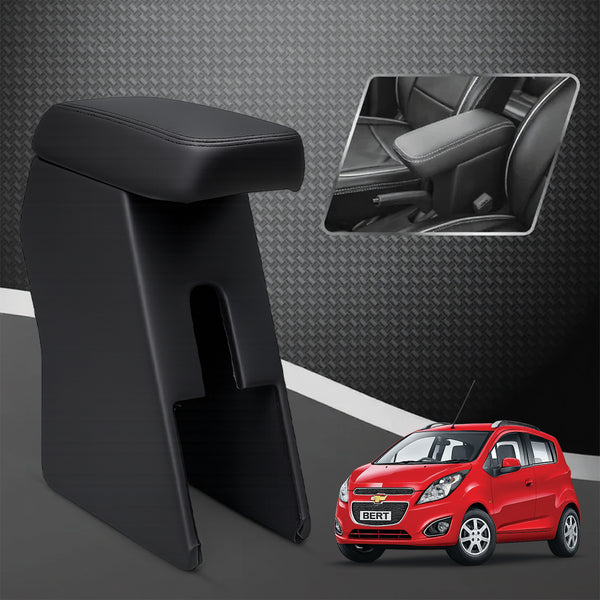 Car Center Armrest with Storage for Chevrolet Beat – Black