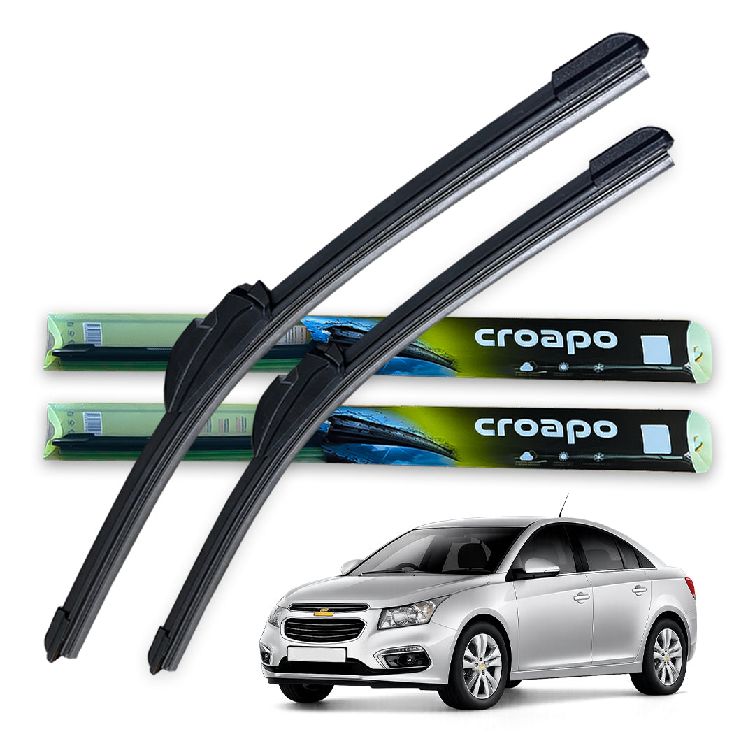 Chevrolet Cruze Soft Frameless Wiper Blades – 24” Driver & 18” Passenger | Set of 2