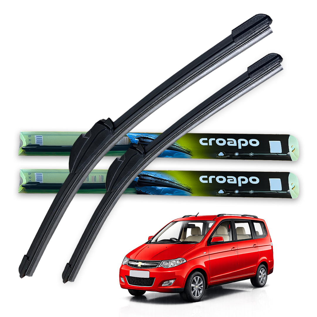 Chevrolet Enjoy Soft Frameless Wiper Blades – 21” Driver & 16” Passenger | Set of 2