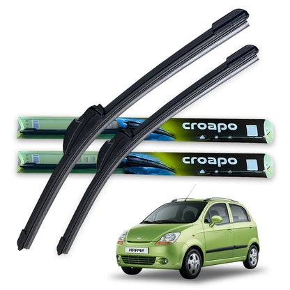 Chevrolet Spark Soft Frameless Wiper Blades – 21” Driver & 16” Passenger | Set of 2