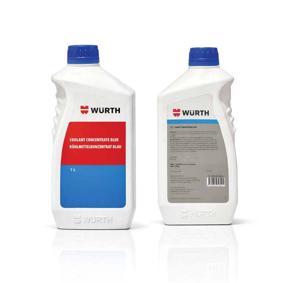 Würth Coolant Concentrate Blue – 1 L | Engine Cooling & Anti-Corrosion Protection