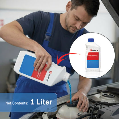 Würth Coolant Concentrate Blue – 1 L | Engine Cooling & Anti-Corrosion Protection