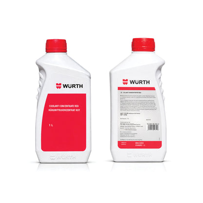 Würth Coolant Concentrate Red – 1 L | Engine Cooling & Anti-Corrosion Protection