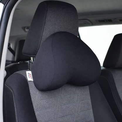 GFX Car Neck Cushion Dazzling – Black | Universal Fit (Pack of 2)