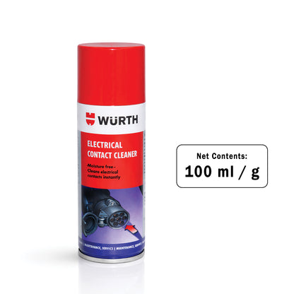 Würth Electrical Contact Cleaner – 100 ml | Moisture-Free Cleaner for Electrical & Electronic Contacts