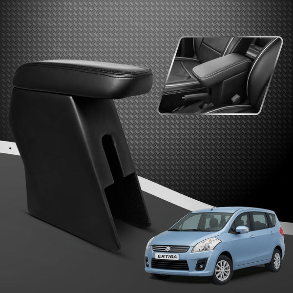Car Center Armrest with Storage | Adjustable Hand Rest | Premium Leather Finish | Compatible with Maruti Suzuki Ertiga (Old Model)