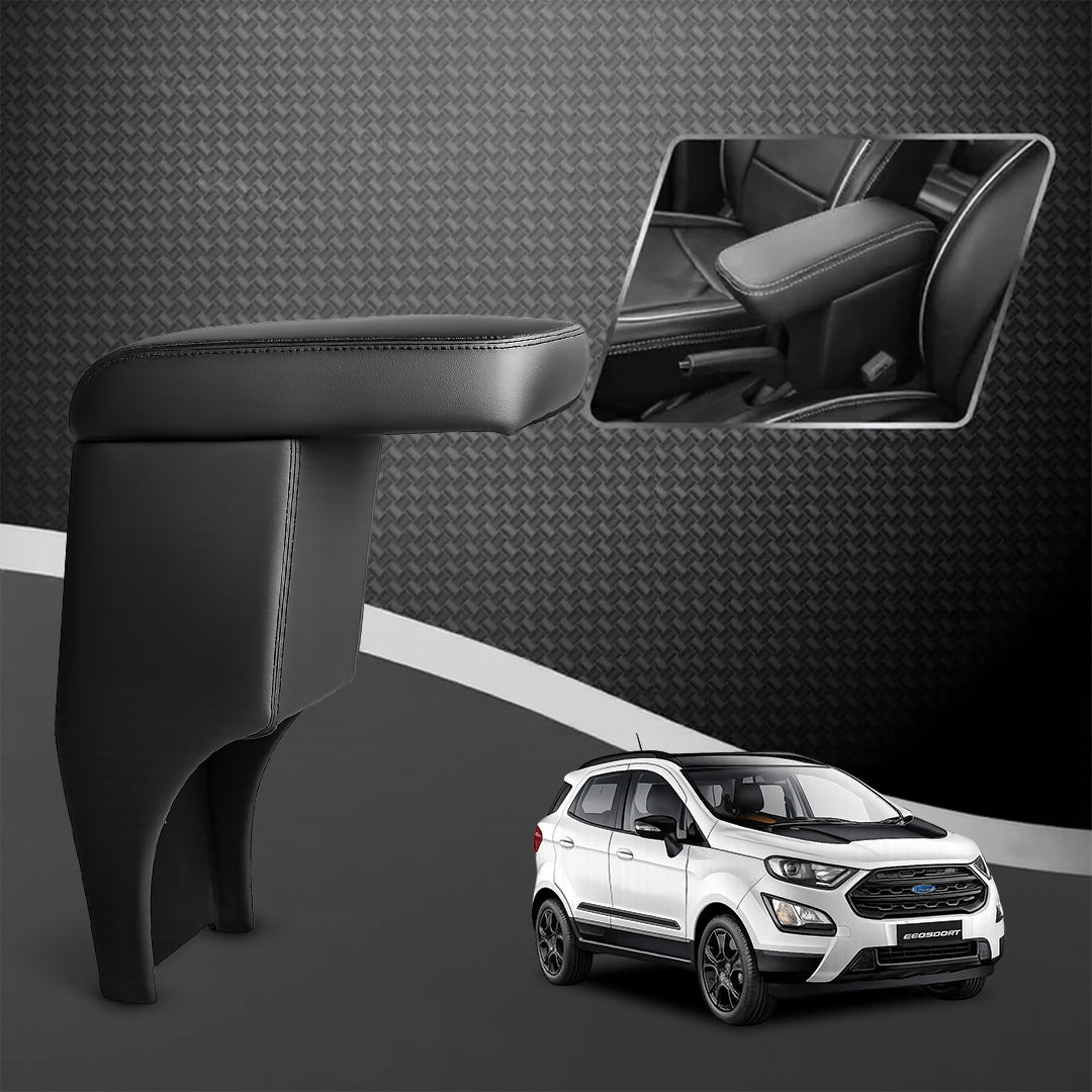 Car Center Armrest with Storage for Ford EcoSport – Black