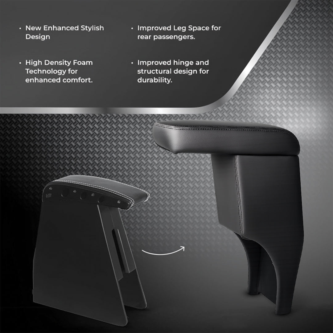 Car Center Armrest with Storage for Ford EcoSport – Black