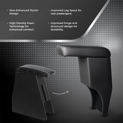 Car Center Armrest with Storage for Ford EcoSport – Black