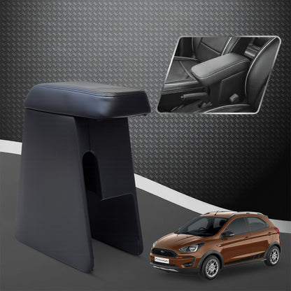 Car Center Armrest with Storage for Ford Freestyle – Black