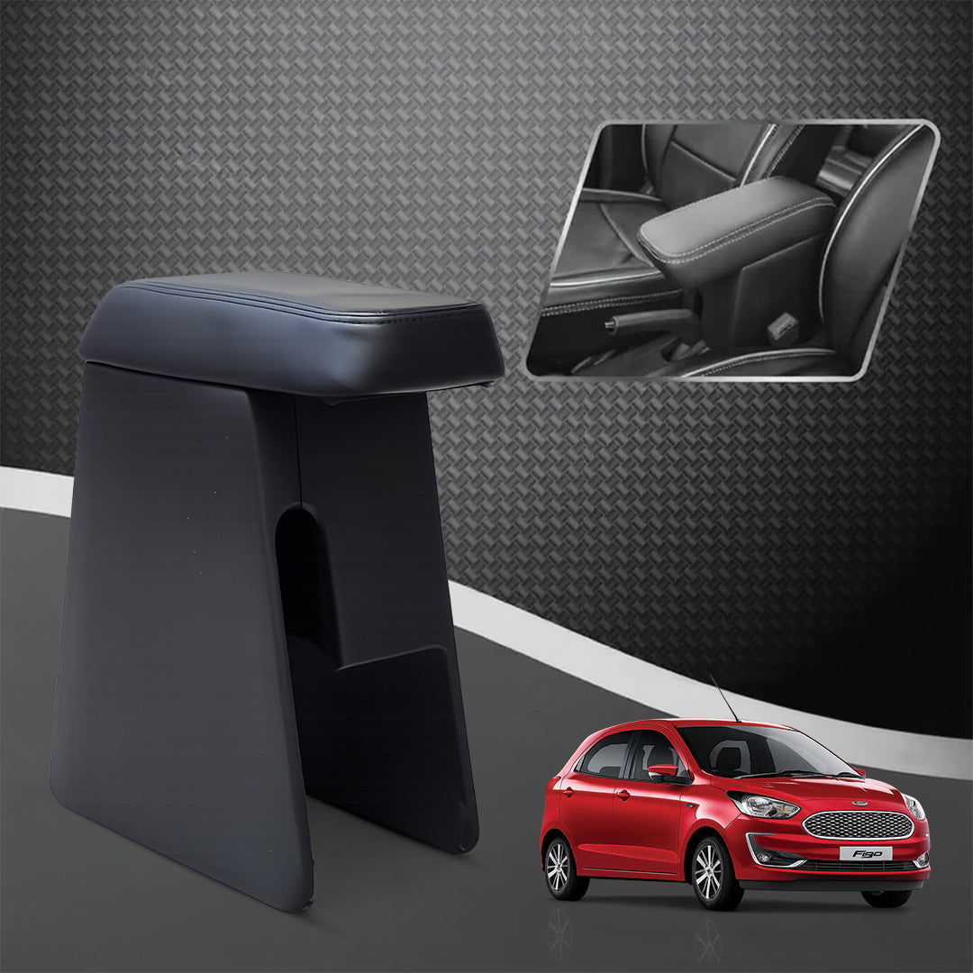 Car Center Armrest with Storage for Ford New Figo – Black