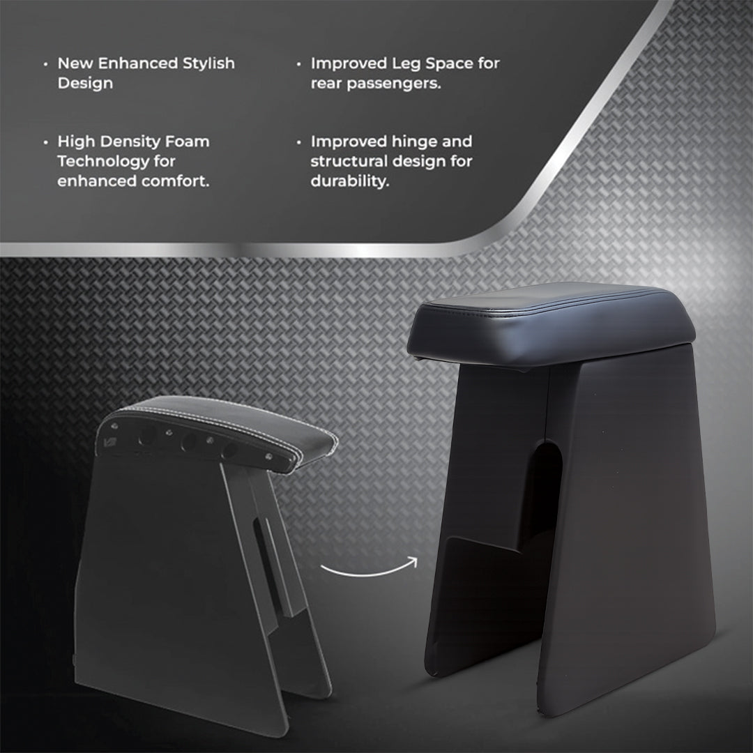 Car Center Armrest with Storage for Ford New Figo – Black