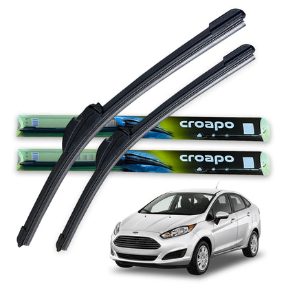 Ford Fiesta Soft Frameless Wiper Blades – 22” Driver & 16” Passenger | Set of 2