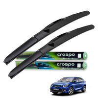 Front Hybrid Wiper Blades for Toyota Glanza (All Models) – 21” Driver & 18” Passenger (Set of 2)