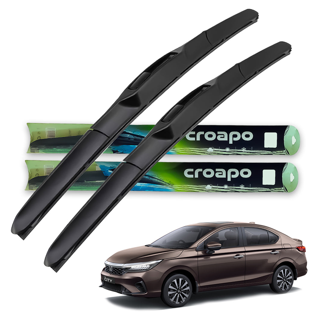 Honda City 5th Gen Hybrid Wiper Blades – 24” Driver & 14” Passenger | Set of 2