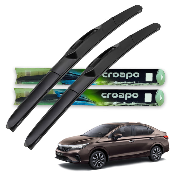 Honda City 5th Gen Hybrid Wiper Blades – 24” Driver & 14” Passenger | Set of 2