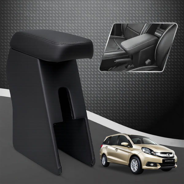 Car Center Armrest with Storage for Honda Mobilio – Black