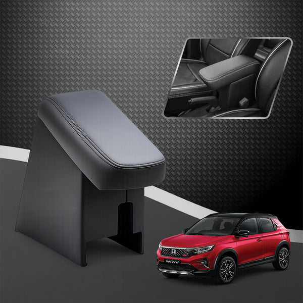 Car Center Armrest with Storage for Honda WR-V – Black