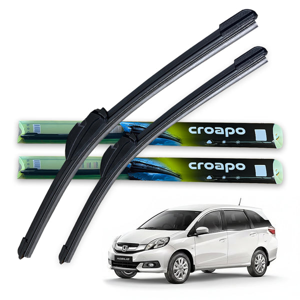 Honda Mobilio Soft Frameless Wiper Blades – 21” Driver & 16” Passenger | Set of 2