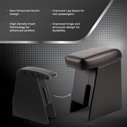 Car Center Armrest with Storage for Hyundai i20 (Old Model) – Black