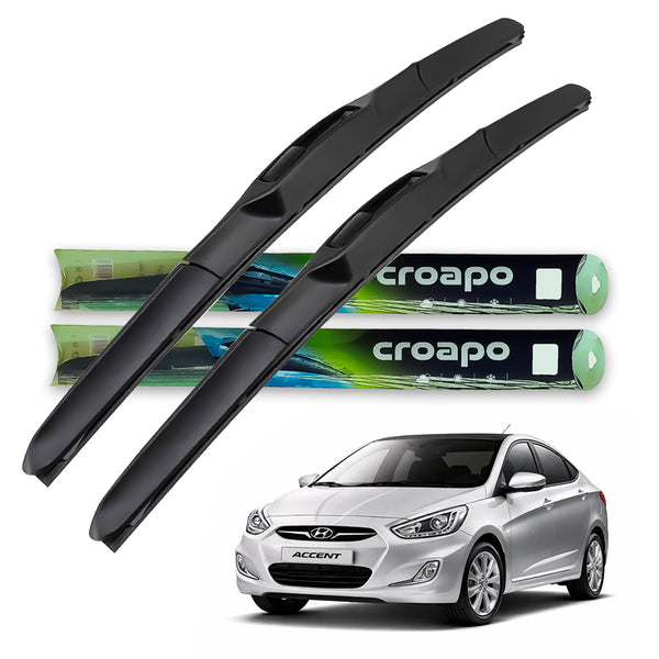 Hyundai Accent Hybrid Wiper Blades – 22” Driver & 16” Passenger | Set of 2