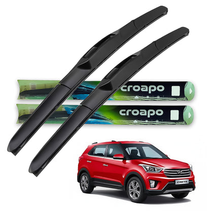 Hyundai Creta (2016–2019) Hybrid Wiper Blades – 26” Driver & 16” Passenger |  Set of 2