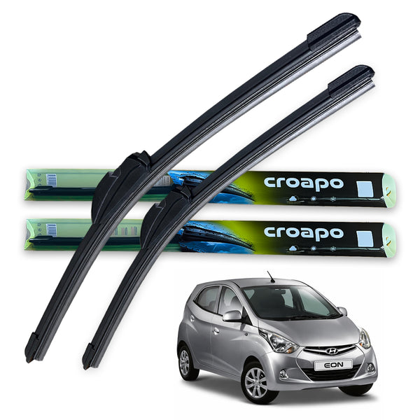 Hyundai Eon Soft Frameless Wiper Blades – 22” Driver & 14” Passenger | Set of 2