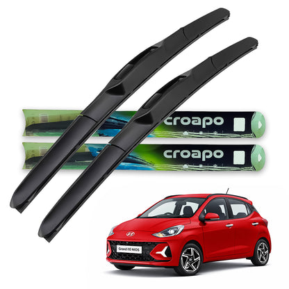 Hyundai Grand i10 Nios Hybrid Wiper Blades – 22” Driver & 16” Passenger |  Set of 2