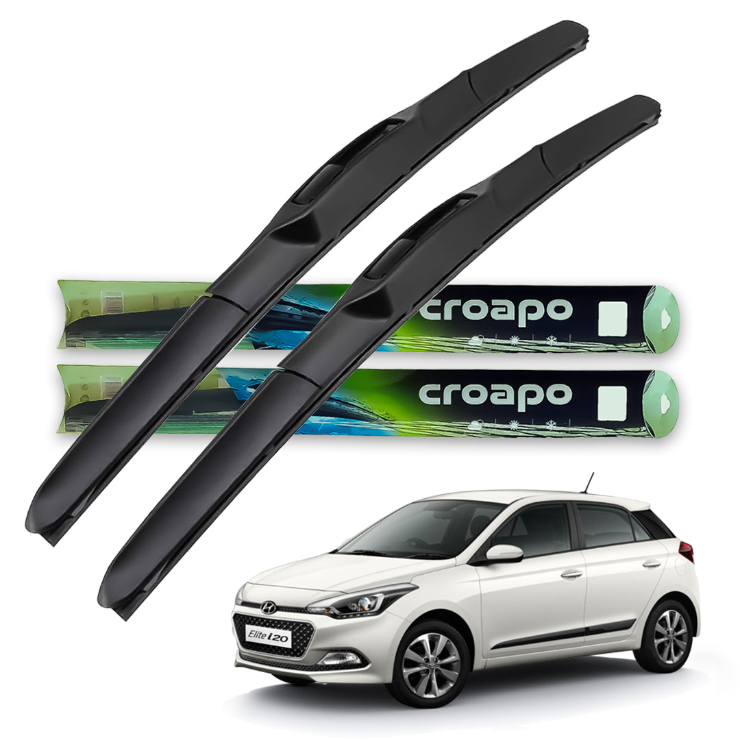 Hyundai i20 Elite Hybrid Wiper Blades – 24” Driver & 16” Passenger | Set of 2