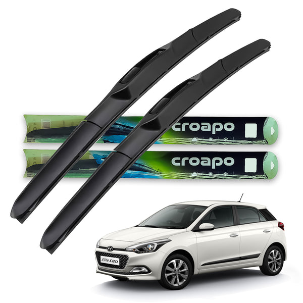 Hyundai i20 Elite Hybrid Wiper Blades – 24” Driver & 16” Passenger | Set of 2