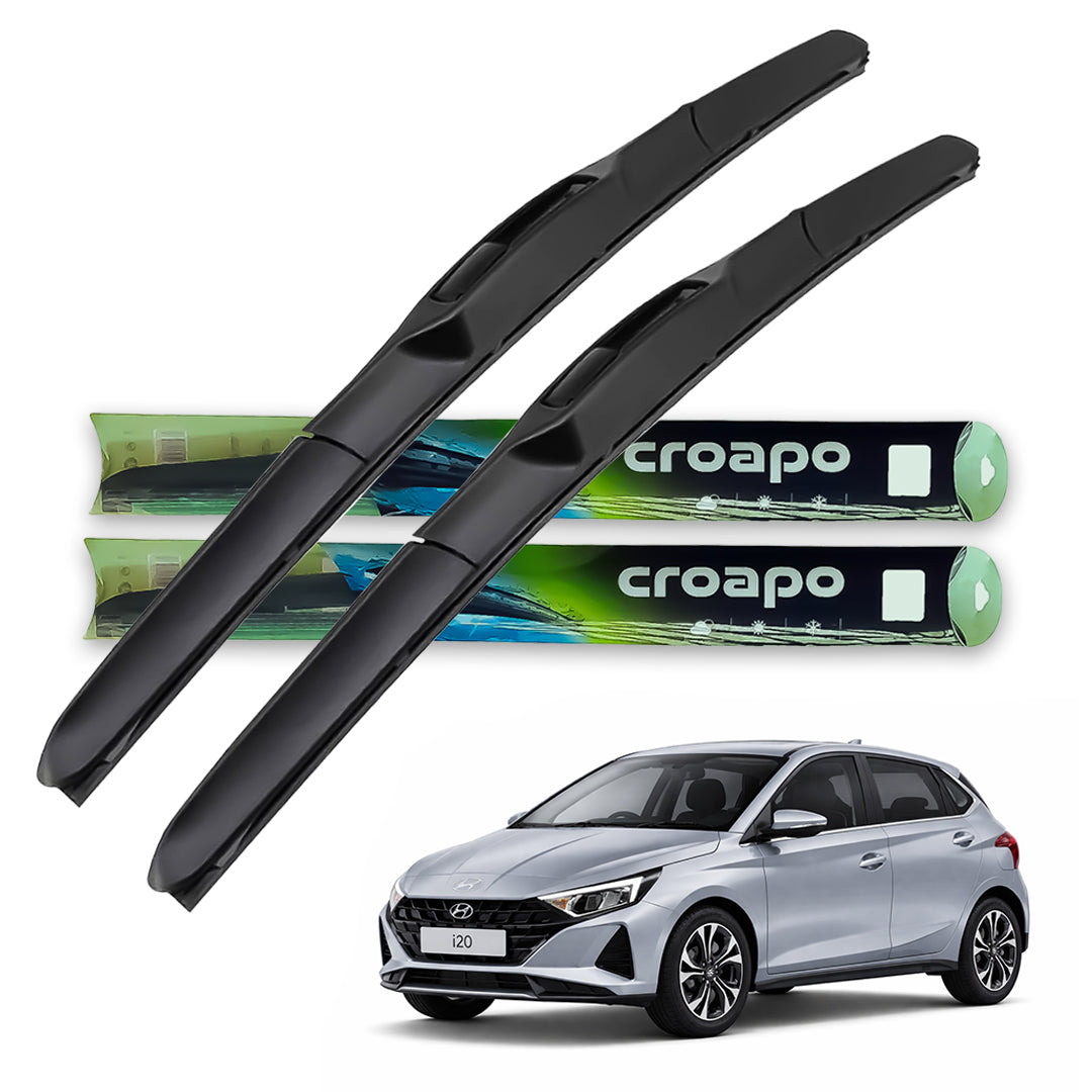 Hyundai i20 Hybrid Wiper Blades – 24” Driver & 16” Passenger | Set of 2
