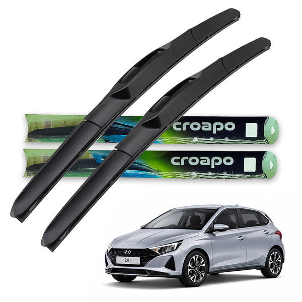 Hyundai i20 Hybrid Wiper Blades – 24” Driver & 16” Passenger | Set of 2