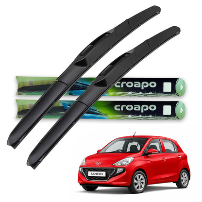 Hyundai Santro Hybrid Wiper Blades – 20” Driver & 16” Passenger | Set of 2