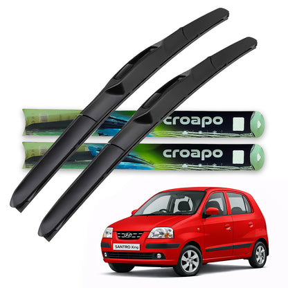 Hyundai Santro Xing Hybrid Wiper Blades – 20” Driver & 16” Passenger | Set of 2