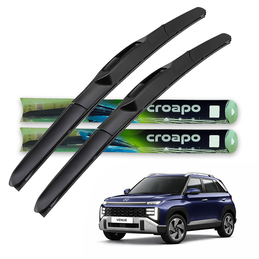 Hyundai Venue Hybrid Wiper Blades – 24” Driver & 18” Passenger | Set of 2