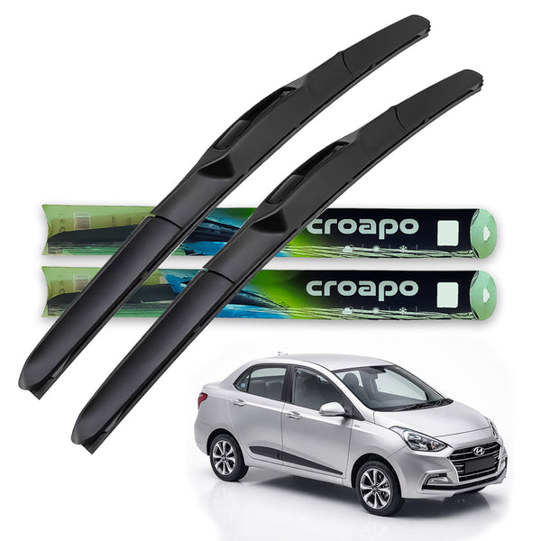 Hyundai Xcent Hybrid Wiper Blades – 22” Driver & 16” Passenger |  Set of 2